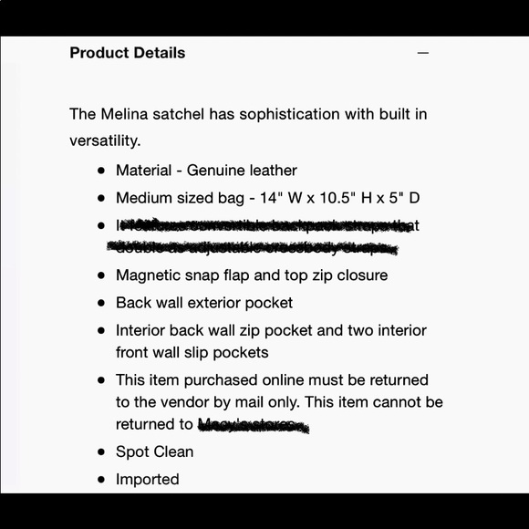 1. Leather Danielle Nicole Milena Satchel - Picture 13 of 13